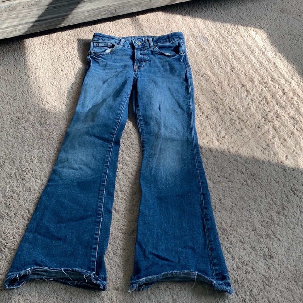 Gap Kids High Rise Flare Jeans Size 10